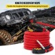 Buy Tow Rope 22mm x 6.4m 9965kg Capacity Recovery Rope Double Braided Nylon with Buckles Protective Sheaths Carrying Bag for Truck Off-Road Vehicle UTV, Red