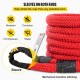 Buy Tow Rope 22mm x 6.4m 9965kg Capacity Recovery Rope Double Braided Nylon with Buckles Protective Sheaths Carrying Bag for Truck Off-Road Vehicle UTV, Red