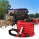 Buy Tow Rope 22mm x 6.4m 9965kg Capacity Recovery Rope Double Braided Nylon with Buckles Protective Sheaths Carrying Bag for Truck Off-Road Vehicle UTV, Red