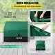 Buy Outdoor Storage Box 100 Gallon Garden Storage Chest PE Tarpaulin Fabric Portable Storage Trunk 122 x 63 x 75 x 52 cm for Pool Patio Garden Garage Green