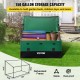 Buy Outdoor Storage Box 150 Gallon Garden Storage Chest PE Tarpaulin Fabric Portable Storage Trunk 155 x 63 x 75 x 52 cm for Pool Patio Garden Garage Green