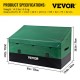 Buy Outdoor Storage Box 150 Gallon Garden Storage Chest PE Tarpaulin Fabric Portable Storage Trunk 155 x 63 x 75 x 52 cm for Pool Patio Garden Garage Green