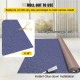 Comprar Alfombras Salón Grandes 1,8 x 16 m, Alfombras de Habitación 1,8 x 16 m, Alfombra de Pelo Largo, Alfombra Antideslizante, Alfombra Exterior, Alfombra Shaggy de Pelo Largo para Salón, TPR, Azul