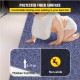 Comprar Alfombras Salón Grandes 1,8 x 9 m, Alfombras de Habitación 1,8 x 9 m, Alfombra de Pelo Largo, Alfombra Antideslizante, Alfombra Exterior, Alfombra Shaggy de Pelo Largo para Salón, TPR, Azul