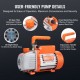 Buy Air Conditioning Vacuum Pump 100 L/min HVAC Refrigeration Vacuum Pump 150 W Kit Pressure Gauges and Tricolor Rubber Hose 1440 rpm Carrying Bag for R134a R1234yf Car Refrigerator