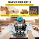 Comprar Máquina fresadora de madeira Palm Router 4 bases com acessórios de mergulho inclinados e deslocados Ferramenta de roteador compacto 710W