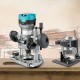 Buy Palm Router Wood Milling Machine 2 Bases Included: Plunge and Trimmer 710W Compact Wood Palm Router Tool