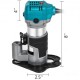 Buy Electric Hand Router for Wood Variable Speed at 30,000 Rpm 710W Wood Router Milling Machine Tool with Start