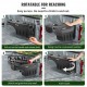 Caja de herramientas para camión, capacidad 25l, organizador de maletero de coche, material de ABS y acero al carbono, caja de almacenamiento