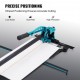 Buy Tile Cutter 800mm Manual Tile Cutter Tungsten Carbide Cutting Wheel Infrared Positioning Non-Slip Feet One Rail for Professionals and Beginners