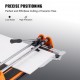 Buy Tile Cutter 430mm Manual Tile Cutter Tungsten Carbide Cutting Wheel Infrared Positioning Non-slip Feet Double Rail for Porcelain Stoneware Ceramic