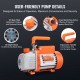 Buy Air Conditioning Vacuum Pump 128 L/min HVAC Vacuum Pump 180 W with Pressure Gauge Kit and Tricolor Rubber Hose 1440 rpm Carry Bag for R134a Air Conditioning Refrigerator Car