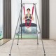 Comprar Kit de Columpio y Hamaca Aérea para Yoga, Soporte de Yoga Profesional de 295 cm de Altura, Hamaca Roja de 6x2,6 m, Capacidad de Carga Máxima de 250 kg, para Fitness, Culturismo, Pilates, Rojo