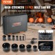 Buy Hole Saw Kit, 11 Saw Blades, 2 Drill Bits, 1 Hex Wrench, M42 Bi-Metal Hole Saw Set with Carrying Case for Wood Boards, Plastic Iron Sheets