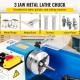 Buy Self-Centering Lathe Chuck 160mm, 6" 3-Jaw Self-Centering Chuck Lathe Internal and External Grinder Milling, Tool Lathe Accessories