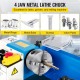 Buy Self-Centering Lathe Chuck 125mm, 4-Jaw Self-Centering Chuck Lathe, Internal and External Grinding Milling Lathe Tool Accessories for Welding Machines