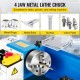 Buy 160mm 4 Jaw Lathe Chuck, Self-Centering Tool and Reversible Jaw K12-160, High Strength Self-Centering CNC Lathe Chuck Precision and Adaptability