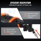 Buy 1" Square Drive Pneumatic Impact Wrench Nail Gun Compressed Air Impact Wrench 7016 Nm 3000 rpm Aluminum with Anvil