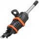 Buy 1" Square Drive Pneumatic Impact Wrench Nail Gun Compressed Air Impact Wrench 7016 Nm 3000 rpm Aluminum with Anvil