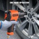 Buy Pneumatic Impact Wrench Nail Gun 1/2" Square Drive 1898 Nm 8000 rpm Plastic and Steel with Quick Connector