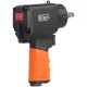 Buy Square Pneumatic Impact Wrench 0.95 cm Nail Gun 935.5 Nm Speed 10000 rpm Aluminum with 2 Quick Connectors