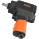 Comprar Chave de impacto pneumática quadrada 0,95 cm pistola de pregos 935,5 Nm velocidade 10.000 rpm alumínio com 2 conectores rápidos