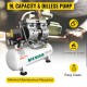 Comprar Compressor pneumático Compressor de ar silencioso sem óleo de 2 galões / 9 litros