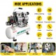 Buy Pneumatic Compressor 2 Gallon / 9 Liter Quiet Oil-Free Air Compressor