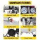 Buy Pneumatic Compressor Quiet Compressor 8.8 Gallon / 40 Liter Quiet Oil-Free Air Compressor