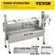 Kaufen Sie Outdoor BBQ Grill 132lbs Edelstahl Barbecue Rotisserie 40W Höhenverstellbar von 7,5"-16,9" Universal Grill Rotisserie Kit