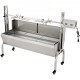 Buy Outdoor BBQ Grill 132lbs Stainless Steel Barbecue Rotisserie 40W Adjustable Height 7.5"-16.9" Universal Grill Rotisserie Kit