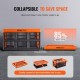 Buy Collapsible Folding Storage Container 45L 3 Pieces