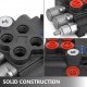 Buy 2 Spool 11 gpm Hydraulic Directional Control Valve with Lever Handle, Hydraulic Control Valve 31 x 20 x 13 cm, Hydraulic Valve Adjustable Relief Valve Weight 4.9 kg