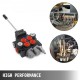 Buy 2 Spool 11 gpm Hydraulic Directional Control Valve with Lever Handle, Hydraulic Control Valve 31 x 20 x 13 cm, Hydraulic Valve Adjustable Relief Valve Weight 4.9 kg