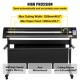 Buy 1350mm Semi-Automatic Positioning Cutting Plotter Vinyl Cutter Printer 15-800mm/s Vinyl Cutting Plotter AC 85-264V Vinyl Sign Cutter Signcut Vinyl Printer