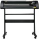 Comprar Plotter de Corte de Vinilo 72 cm, Máquina de Plotter 720 mm, Cortador de Vinilo Anchura Max. 630 mm, Impresora Sublimación Vinilo Cortador Letrero Negro, Plotter de Impresión con Pantalla LCD