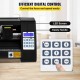 Buy 375mm Semi-Automatic Positioning Cutting Plotter Vinyl Cutter Printer 9.2kg Vinyl Cutting Plotter AC 85-264V Vinyl Cutter Signcut Vinyl Printer