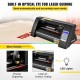 Buy 375mm Semi-Automatic Positioning Cutting Plotter Vinyl Cutter Printer 9.2kg Vinyl Cutting Plotter AC 85-264V Vinyl Cutter Signcut Vinyl Printer