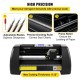 Buy 375mm Vinyl Cutting Plotter Vinyl Cutter Printing Plotter AC 90-264V Cutting Plotter 8kg Vinyl Cutter Sign Cutting Plotter Vinyl Printer Graph-cut and Flexi Printer