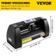 Buy 375mm Vinyl Cutting Plotter Vinyl Cutter Printing Plotter AC 90-264V Cutting Plotter 8kg Vinyl Cutter Sign Cutting Plotter Vinyl Printer Graph-cut and Flexi Printer