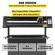 Koop Snijplotter Semi-automatische positionering 720 mm printer Vinylsnijder 19,7 kg Vinyl snijplotter AC 85-264V Vinylsnijder Sign Signcut Vinyl Printer Optisch oog