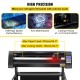 Buy 870mm Semi-Automatic Positioning Cutting Plotter Vinyl Cutter Printer 15-800mm/s Vinyl Cutting Plotter AC 85-264V Vinyl Sign Cutter Signcut Vinyl Printer