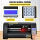 Buy Vinyl Cutting Plotter 375mm LED Guide Light Signmaster Label Maker Vinyl Cutting Plotter 15-800mm/s for Advertising Field Various Decoration Craft Label Making