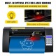 Buy Vinyl Cutting Plotter 375mm LED Guide Light Signmaster Label Maker Vinyl Cutting Plotter 15-800mm/s for Advertising Field Various Decoration Craft Label Making