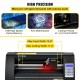 Buy Vinyl Cutting Plotter 375mm LED Guide Light Signmaster Label Maker Vinyl Cutting Plotter 15-800mm/s for Advertising Field Various Decoration Craft Label Making