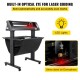 Buy Vinyl Cutting Plotter 720mm LED Guide Light Signmaster Label Maker Vinyl Cutting Plotter 15-800mm/s for Advertising Field Various Decoration Craft Label Making