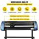 Koop Vinyl Cutter voor Windows XP/VISTA/7/8/10 Vinyl Snijplotter 16MB 720cm Vinyl Cutter Machine voor het opnemen van reclamefilms