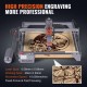 Buy Laser Engraving Machine 10W Laser Engraver 64x58x27cm Working Area 40x40cm Movement Speed 10000mm/min Compressed Spot Eye Protection Laser Cutting for Wood Metal Acrylic