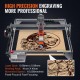 Buy Laser Engraving Machine 5W Laser Engraver 61x58x27 cm Working Area 41x40 cm Movement Speed 10000 mm/min Compressed Spot Eye Protection Laser Cutting for Wood Metal Acrylic