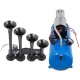 Buy Train Horn Kit 4 Trumpets 12V Train Air Horn 150dB with 6L Tank 150 PSI Air Compressor for Truck Complete Kit Train Horn Kit for Truck, Car and Motorcycle